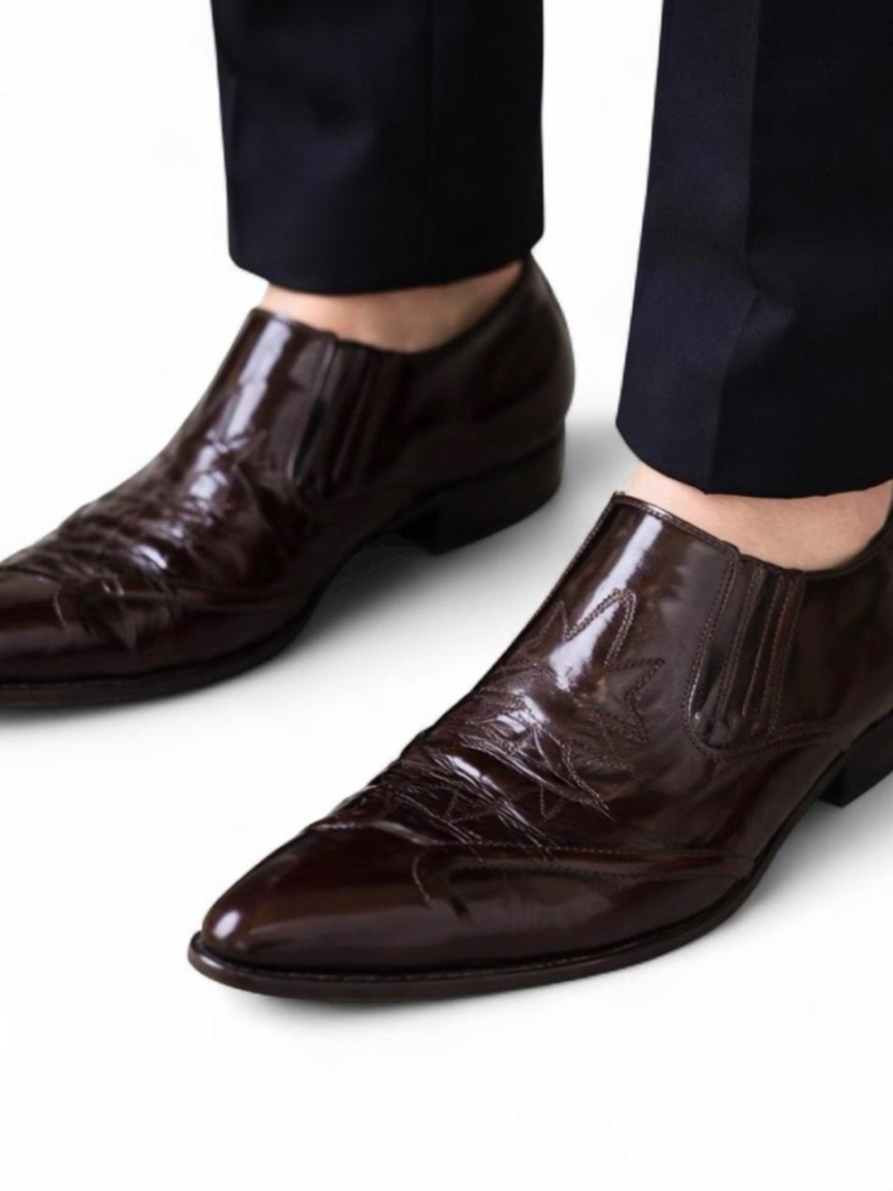 Seychelles vintage-inspired pointed toe western loafers Men’s 9 / Women’s 10